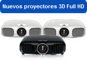 Proyectores Epson 3D Full HD:
Epson EH-TW5900, TW6000/W y TW9000/W